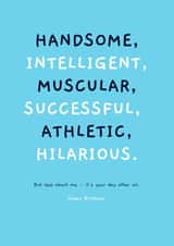 Male Friend Qualities Birthday Card created by Jasmine & Rob