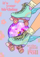 Good times birthday roller disco created by Helen Leppert Designs