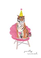 Party Animal Tiger Card created by Hannah Commane