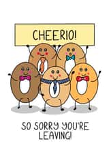 Cheerio! Sorry you're leaving! created by Schnauzer Scribbles