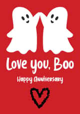 Love you, Boo created by Chasing Cards