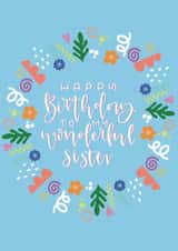 Happy Birthday to my Wonderful Sister 1001 created by Cate Creates