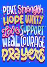 Loads of lovely supportive words created by Nina’s Novelties