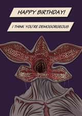 Demogorgon Birthdays Card created by Pop Off