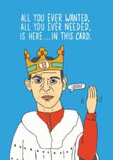 Dave Gahan Depeche Mode Occasion Card Music Funny created by The Fidorium