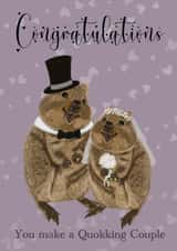 Congratulations You make a Quokking Couple created by The Warren Creations
