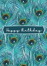 Happy Birthday  [Pretty, elegant, illustrated birthday card] created by Wildheart Studio