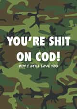 Call Of Duty Funny Card created by Gary Got Cards