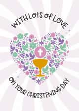 Christening card  created by Lucy Rose Party