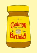 Coolman! Its your birthday! created by Full of beans