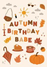 Autumn Birthday Babe created by @tikkled.pink