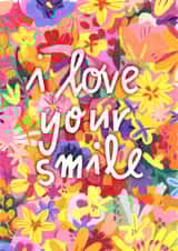 Thinking of your smile flower card created by Sarkasik