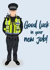 New Job Police Card created by Rosie White Designs