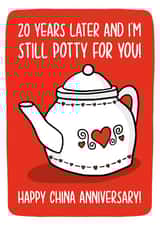 China 20 Year Anniversary Card created by TeePee Creations