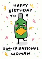 Gin-spirational Woman created by Arrow Gift Co