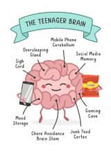 Funny Teenage Boy Birthday card created by Evie Garnett Designs