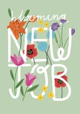Blooming New Job Card  created by ems le tocq
