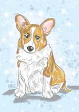 Cute Corgi created by Niki Jackson Art
