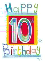 HAPPY 10TH BIRTHDAY created by Anya Higginson