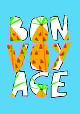 Bon Voyage leaving card created by Wonder Love