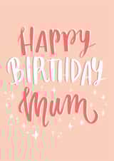 Sparkly birthday card for mum created by Shei Anapi