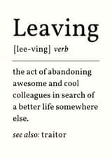 Leaving Card created by Sundiva Designs