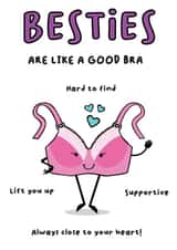 Besties are like a good bra created by eggbanjo