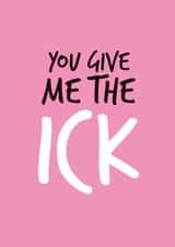 Say it with this straight to the point greeting created by Superlush Cards