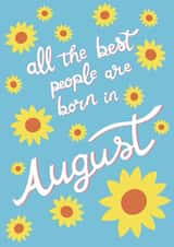 August Birthday created by Emma Blue