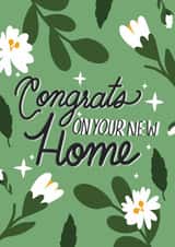 Garden new home greeting card created by Shei Anapi