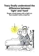 The difference between light and hard created by Scribbly Diddly