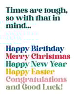 Card for everything created by Little Lights Invites