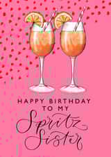 Fun Birthday Card - Aperol Spritz - For Her created by The Amyverse