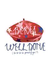 Beret Well Done Card created by Hope Bullen
