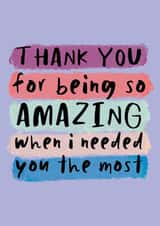 Thank you for being so amazing Card created by For Cards Sake 