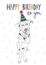 Dog Happy Birthday Card created by Bramble Designs