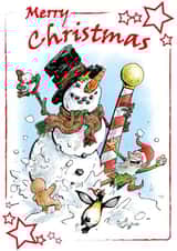 Merry Christmas Snowman Snowball Fight! created by Tim Jenkins
