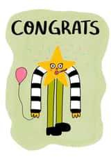 Cute Congrats Card for Friends or Family created by Sincerely Marlie