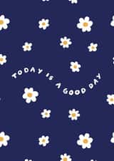 Uplifting daisy card - today is a good day created by Vicky Hughes