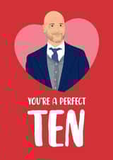 Funny Erik Ten Hag Anniversary Card created by The Cake Thief