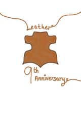 Leather 9th Anniversary created by Amelia Paveley