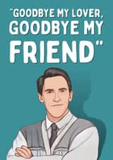 Uncle Bryn leaving card created by Original Fox Cards