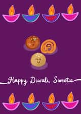 Happy Diwali, Sweetie Greetings Card created by Rachel Singh