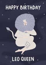 Happy Birthday Leo Queen created by Heather Rose Designs