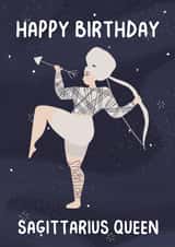 Zodiac Birthday Card 1001 created by Heather Rose Designs