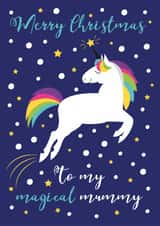 Christmas card for a magical mummy created by One Day in May Design