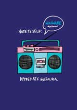 Appreciate Nostalgia Greeting Card created by Cindy Cheung