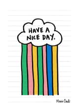 Have a Nice Day Greeting Card created by Cindy Cheung