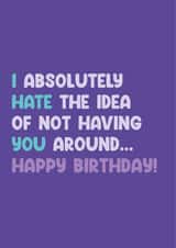 funny birthday card 1000 created by Nathan Cooper