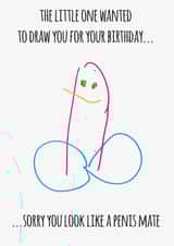 funny birthday card 1001 created by Nathan Cooper